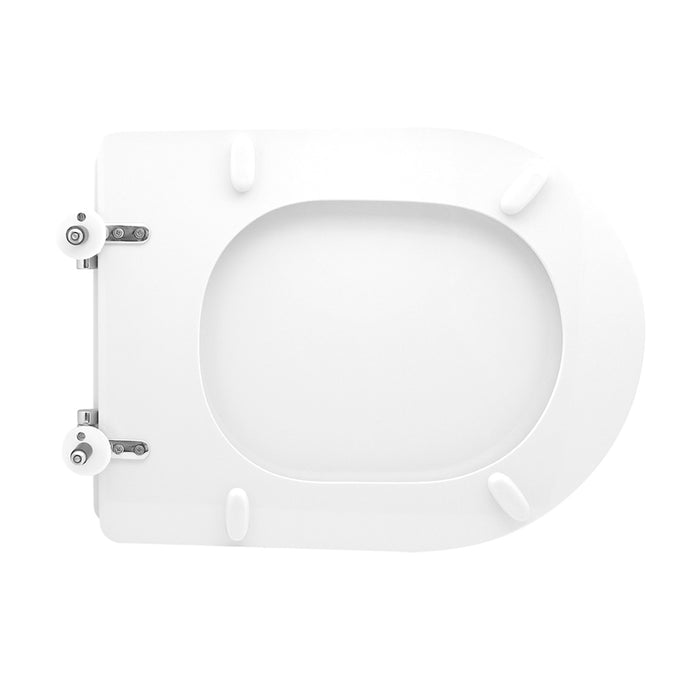 SEDILE WC PER DOLOMITE VASO ASOLO FORMA 7- Bianco -Cerniere C espansione- CW- pezzi 1