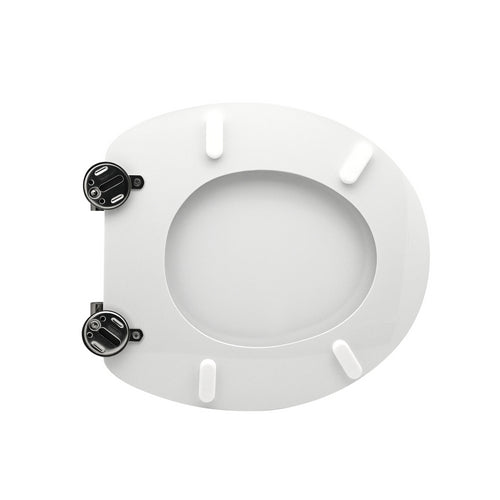 SEDILE WC PER DOLOMITE VASO ASILO FORMA 2- Bianco - Cerniere A passanti- CW- pezzi 1
