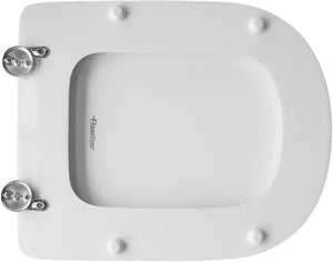 SEDILE WC PER DOLOMITE VASO CRISTALLO BIANCO FORMA 7- Bianco- CW- pezzi 1