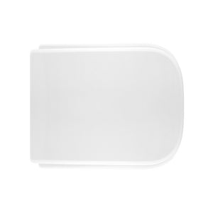 SEDILE WC PER ESEDRA VASO QUADRA- Bianco -Cerniere C espansione- CW- pezzi 1