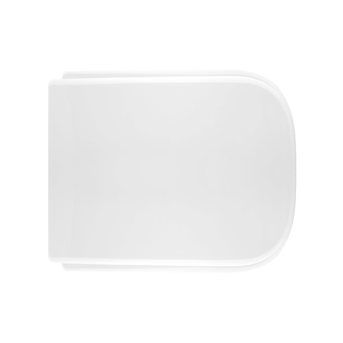 SEDILE WC PER ESEDRA VASO QUADRA- Bianco -Cerniere C espansione- CW- pezzi 1