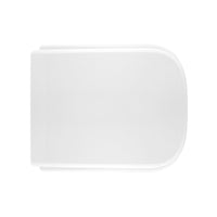 SEDILE WC PER ESEDRA VASO QUADRA- Bianco -Cerniere C espansione- CW- pezzi 1