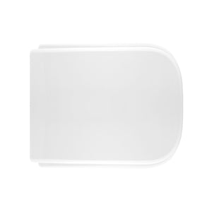 SEDILE WC PER ESEDRA VASO QUADRA- Bianco -Cerniere C espansione- CW- pezzi 1