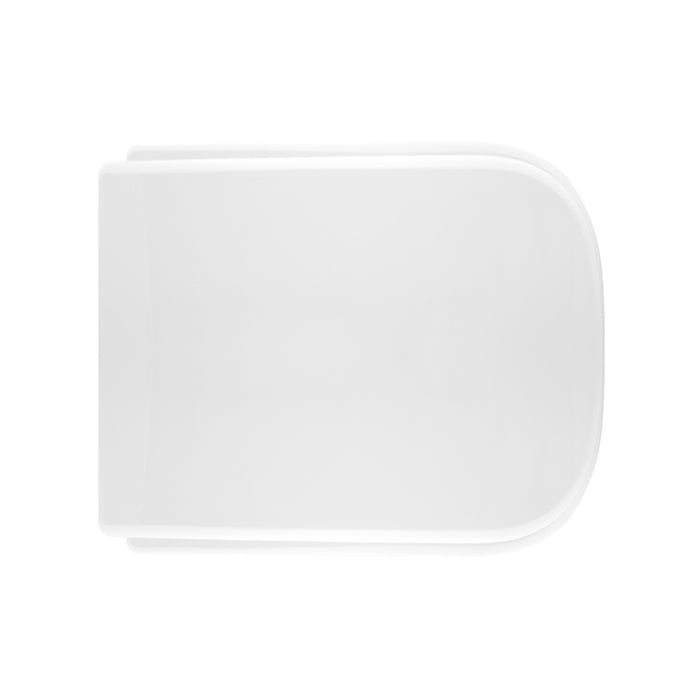 SEDILE WC PER ESEDRA VASO QUADRA- Bianco -Cerniere C espansione- CW- pezzi 1