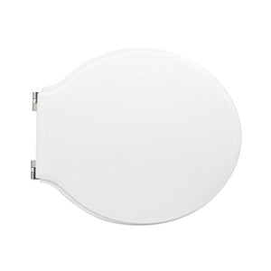 SEDILE WC PER GLOBO VASO BOWL 50 FORMA 2- Bianco - Cerniere C espansione- CW- pezzi 1