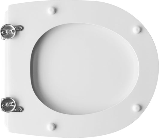 SEDILE WC PER GLOBO VASO BOWL BIANCO FORMA 5- Bianco- CW- pezzi 1