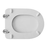 SEDILE WC PER GRAVENA VASO GARBO FORMA 7- Bianco - Cerniere A passanti- CW- pezzi 1