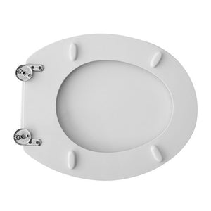 SEDILE WC PER GALASSIA VASO OLA FORMA 1- Bianco - Cerniere A passanti- CW- pezzi 1