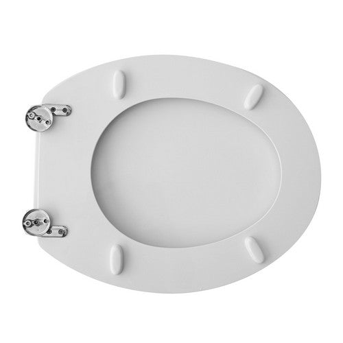 SEDILE WC PER GALASSIA VASO OLA FORMA 1- Bianco - Cerniere A passanti- CW- pezzi 1