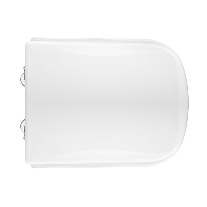 SEDILE WC PER GLOBO VASO STONE 52 FORMA 8- Bianco - Cerniere C espansion- CW- pezzi 1