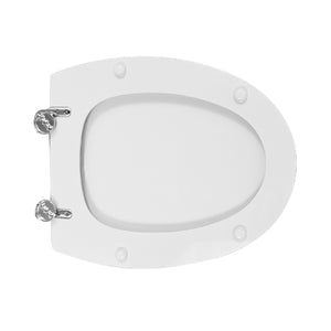 SEDILE WC PER GSI VASO TECLA FORMA 4- Bianco - Cerniere A passanti- CW- pezzi 1