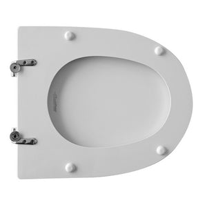 SEDILE WC PER HATRIA-SPEA VASO LARA FORMA 4- Bianco - Cerniere C espansione- CW- pezzi 1