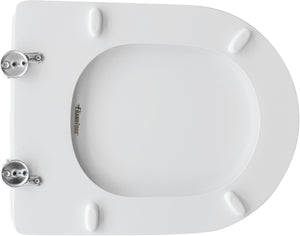 SEDILE WC PER HIDRA VASO PLUVIA FORMA 7- Bianco - Cerniere C espansion- CW- pezzi 1