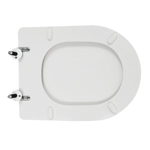 SEDILE WC PER KERASAN VASO FLO FORMA 7- Bianco - Cerniere C espansion- CW- pezzi 1