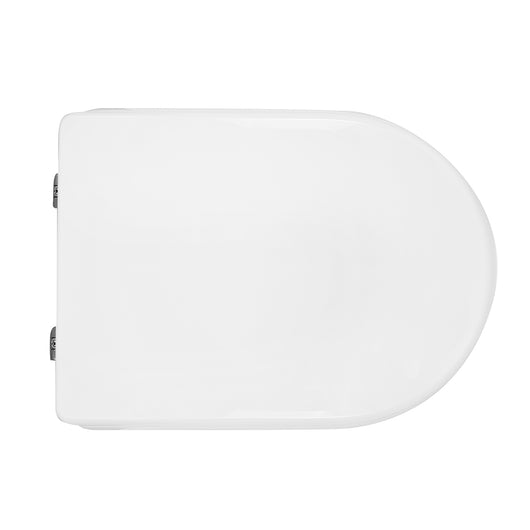 SEDILE WC PER KERASAN VASO FLO 52 FORMA 7- Bianco - Cerniere C espansion- CW- pezzi 1