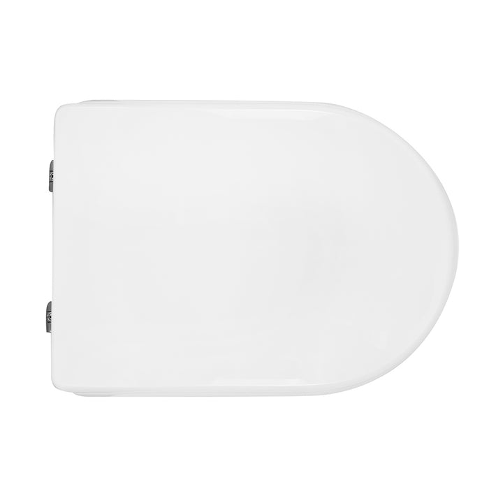 SEDILE WC PER KERASAN VASO FLO 52 FORMA 7- Bianco - Cerniere C espansion- CW- pezzi 1