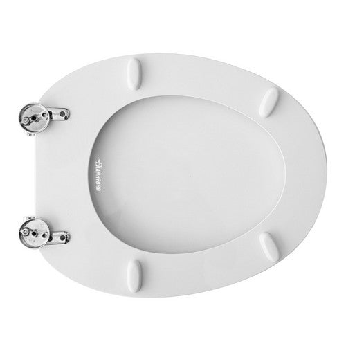 SEDILE WC PER KERASAN VASO LUNA FORMA 1- Bianco - Cerniere A passanti- CW- pezzi 1
