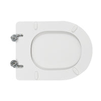 SEDILE WC PER LAUFEN DURAVIT VASO JIKA FORMA 7- Bianco -Cerniere C espansione- CW- pezzi 1