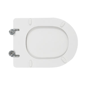 SEDILE WC PER LAUFEN DURAVIT VASO JIKA FORMA 7- Bianco -Cerniere C espansione- CW- pezzi 1