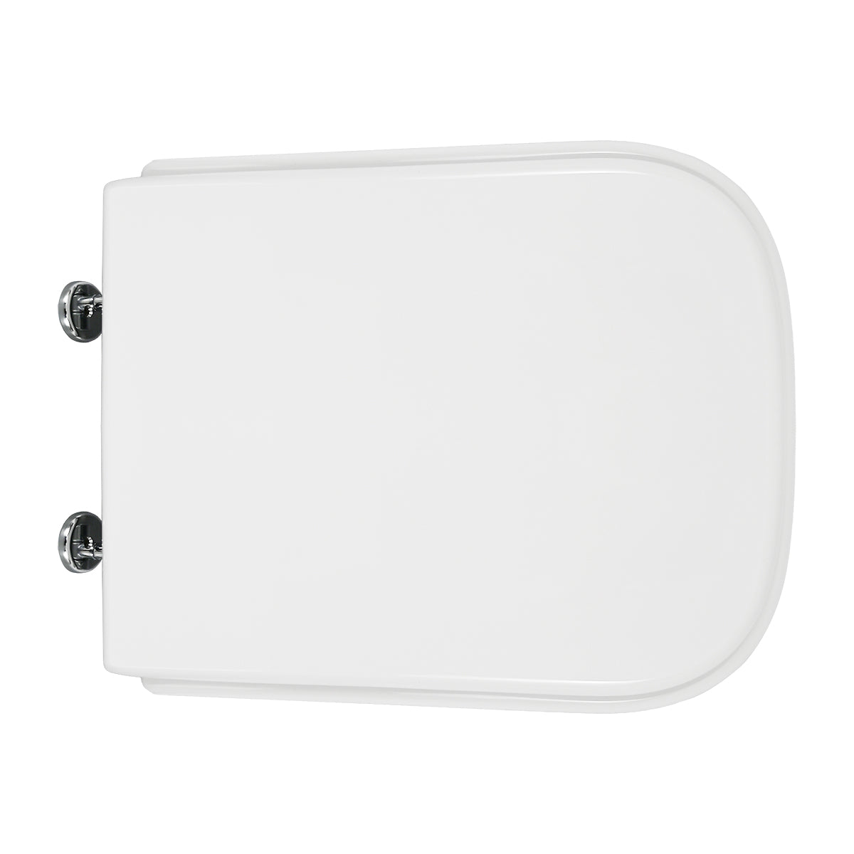 SEDILE WC NERO CERAMICA VASO ALISEO FORMA 8- Bianco Cerniere C espansione- CW- pezzi 1