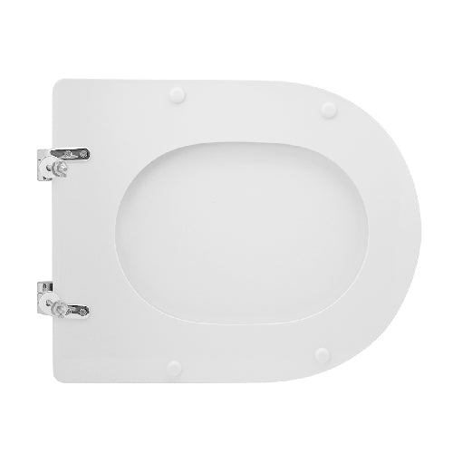 SEDILE WC PER OLYMPIA VASO VOGUE FORMA 7- Bianco - Cerniere A passanti- CW- pezzi 1