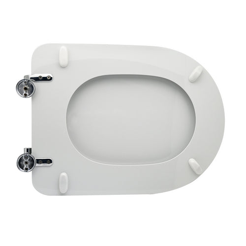 SEDILE WC PER SCIC VASO DONNA FORMA 7- Bianco - Cerniere A Passanti- CW- pezzi 1
