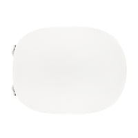 SEDILE WC PER SENESI VASO TUSCIA FORMA 6- Bianco - Cerniere A passant- CW- pezzi 1