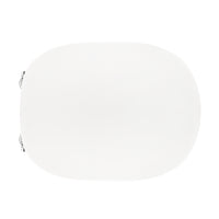 SEDILE WC PER SENESI VASO TUSCIA FORMA 6- Bianco - Cerniere A passant- CW- pezzi 1