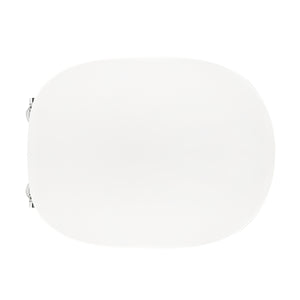 SEDILE WC PER SENESI VASO TUSCIA FORMA 6- Bianco - Cerniere A passant- CW- pezzi 1