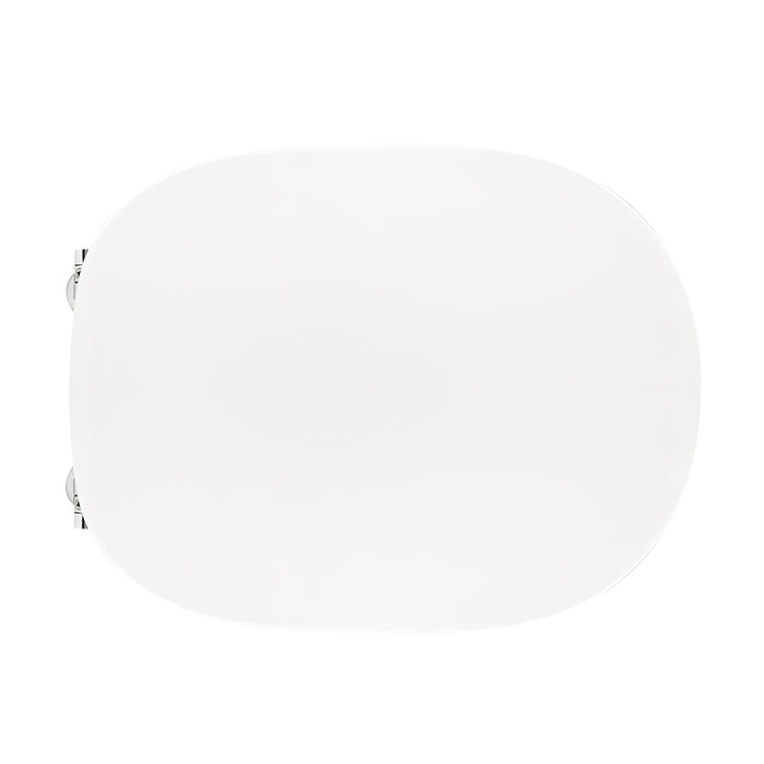 SEDILE WC PER SENESI VASO TUSCIA FORMA 6- Bianco - Cerniere A passant- CW- pezzi 1