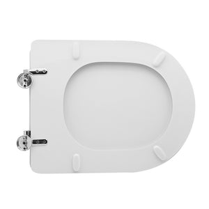 SEDILE WC PER VINCENTI VASO TIPO FORMA 7- Bianco - Cerniere A passanti- CW- pezzi 1