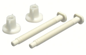 COPPIA VITI + GALLETTI PER SEDILE WC ETNA- Bianco- CR- pezzi 1