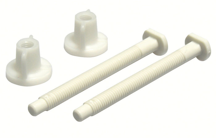 COPPIA VITI + GALLETTI PER SEDILE WC ETNA- Bianco- CR- pezzi 1