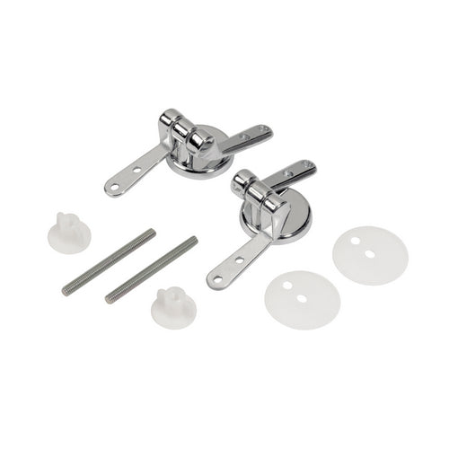 COPPIA SUPPORTI CROMATI PER SEDILI IN LEGNO- Cromo- CW- pezzi 1