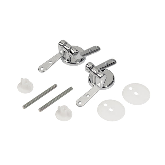 COPPIA SUPPORTI CROMATI PER SEDILI IN LEGNO- Cromo- CW- pezzi 1