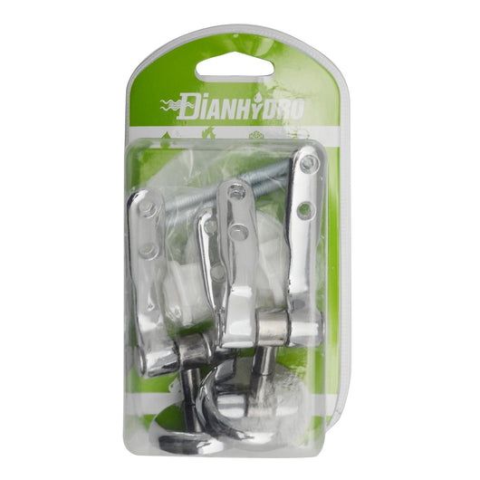 COPPIA SUPPORTI CROMATI PER SEDILI IN LEGNO BLISTER- Cromo- FAIDF- pezzi 1