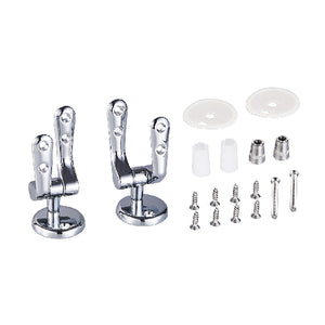 CERNIERE UNIVERSALI AD ESPANSIONE CROMATE PER SEDILI WC- Cromo- DH- pezzi 1