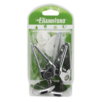 COPPIA CERNIERE SOVRAPPOSTE CON VITE INOX BLISTER- Cromo- FAIDF- pezzi 1