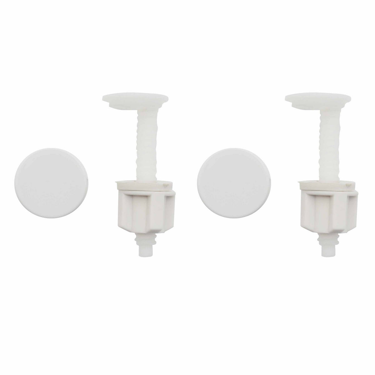 COPPIA SUPPORTI PER SEDILE CON CADUTA FRIZIONATA- Bianco- METAF- pezzi 1