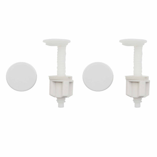 COPPIA SUPPORTI PER SEDILE CON CADUTA FRIZIONATA- Bianco- METAF- pezzi 1