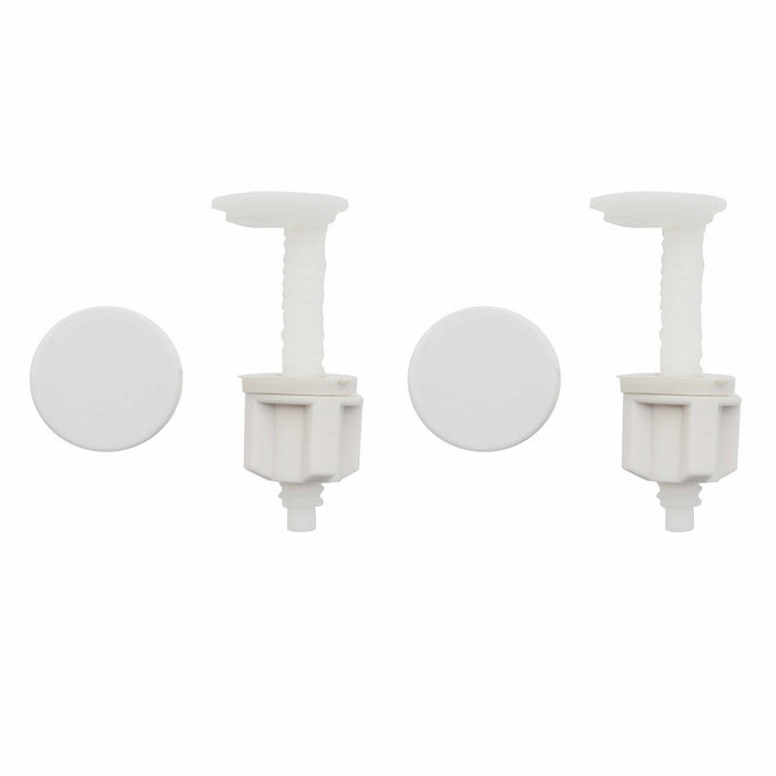 COPPIA SUPPORTI PER SEDILE CON CADUTA FRIZIONATA- Bianco- METAF- pezzi 1