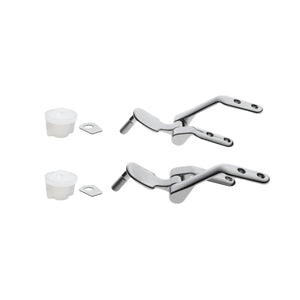 CERNIERE COPRIWATER CLIO- Cromo- DH- pezzi 1