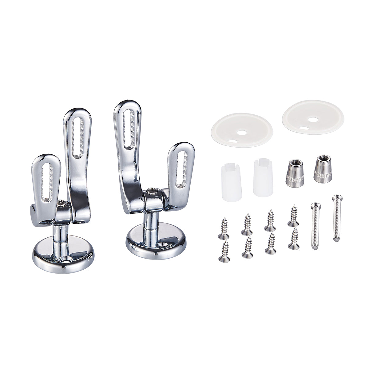 CERNIERE COPRIWATER REGOLABILI AD ESPANSIONE- Cromo- DH- pezzi 1