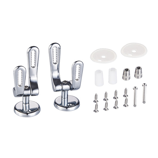 CERNIERE COPRIWATER REGOLABILI AD ESPANSIONE- Cromo- DH- pezzi 1