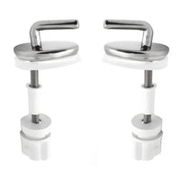 CERNIERA SINGOLA REGOLABILE PASSANTE IN ACCIAIO INOX- Cromo- DH- pezzi 1