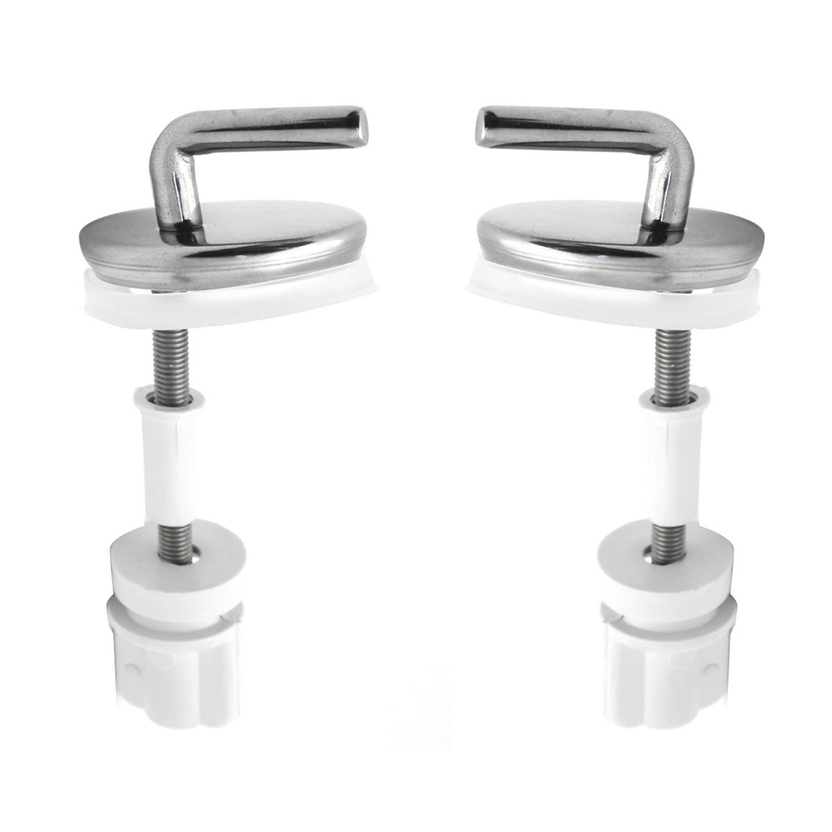 CERNIERA SINGOLA REGOLABILE PASSANTE IN ACCIAIO INOX- Cromo- DH- pezzi 1