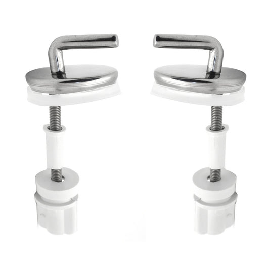 CERNIERA SINGOLA REGOLABILE PASSANTE IN ACCIAIO INOX- Cromo- DH- pezzi 1