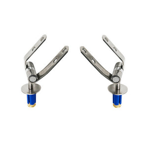 KIT CERNIERE INOX FISSA AD ESPANSIONE MOD. S05- DH- pezzi 1