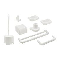 SET BAGNO 8 PEZZI SERIE IMMA MODELLO NEW- Bianco- DH- pezzi 1