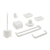 SET BAGNO 8 PEZZI SERIE IMMA MODELLO NEW- Bianco- DH- pezzi 1